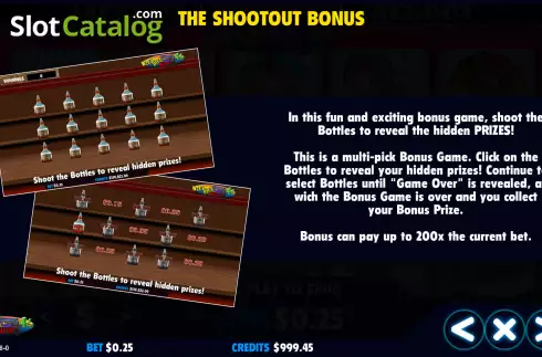 Οθόνη7. Wild Bill ShootOut Κουλοχέρης 
