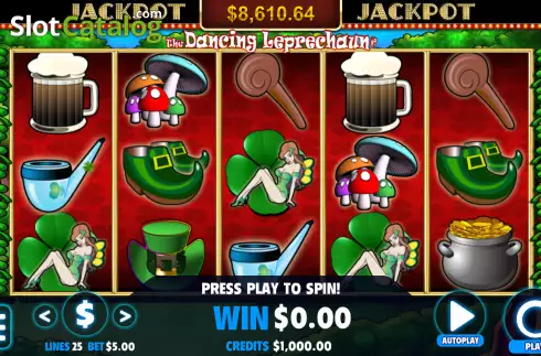 Οθόνη2. Dancing Leprechaun Κουλοχέρης