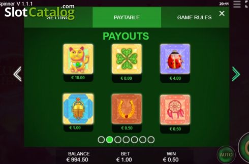 Οθόνη8. Luck Spinner Κουλοχέρης