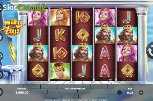 Οθόνη3. Might of Zeus (Jelly) Κουλοχέρης 