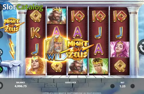 Οθόνη5. Might of Zeus (Jelly) Κουλοχέρης 