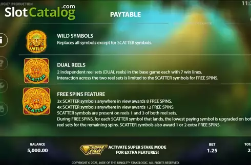 Οθόνη9. Jade of the Jungle Κουλοχέρης