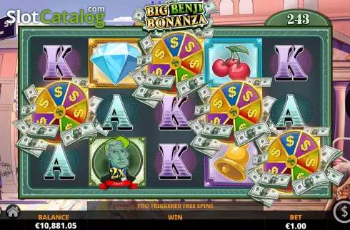 Οθόνη6. Big Benji Bonanza Κουλοχέρης