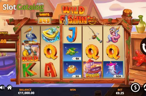 Οθόνη3. Wild Fishin Wild Ways Κουλοχέρης