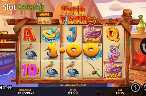 Οθόνη4. Wild Fishin Wild Ways Κουλοχέρης
