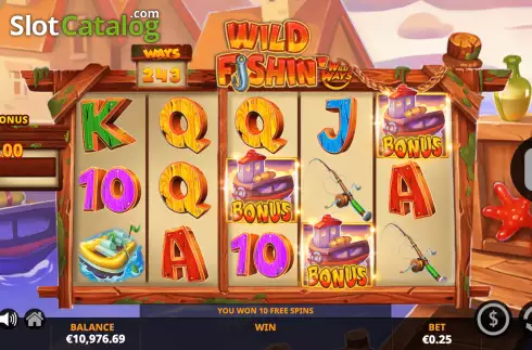 Οθόνη6. Wild Fishin Wild Ways Κουλοχέρης