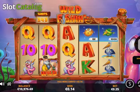 Οθόνη8. Wild Fishin Wild Ways Κουλοχέρης
