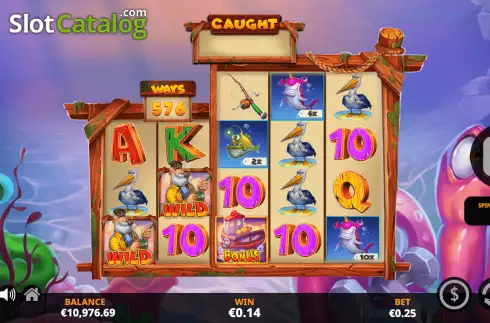 Οθόνη9. Wild Fishin Wild Ways Κουλοχέρης