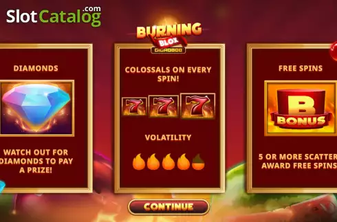 Οθόνη2. Burning Blox Gigablox Κουλοχέρης