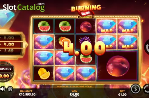 Οθόνη4. Burning Blox Gigablox Κουλοχέρης