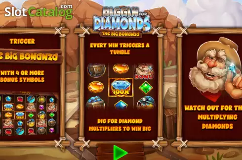 Οθόνη2. Diggin’ For Diamonds Κουλοχέρης 