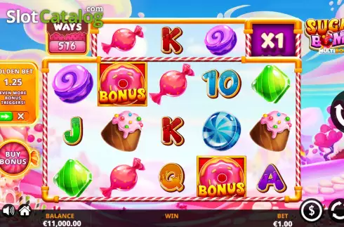 Οθόνη3. Sugar Bomb Multiboost Κουλοχέρης 