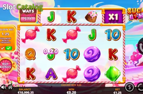 Οθόνη4. Sugar Bomb Multiboost Κουλοχέρης 