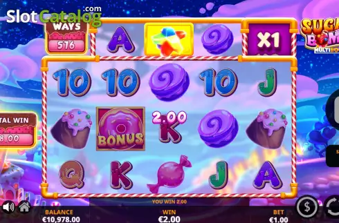 Οθόνη8. Sugar Bomb Multiboost Κουλοχέρης 