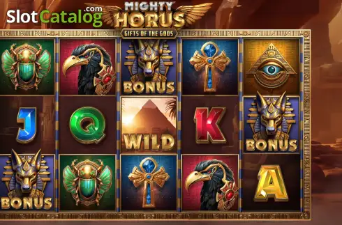 Οθόνη2. Mighty Horus Gifts of the Gods Κουλοχέρης