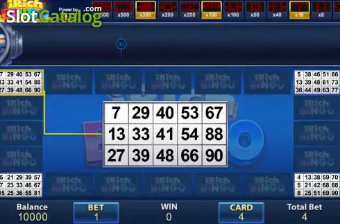 Οθόνη3. iRich Bingo Κουλοχέρης