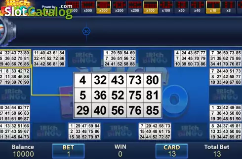Οθόνη4. iRich Bingo Κουλοχέρης