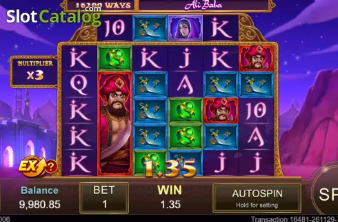 Οθόνη4. Ali Baba (Jili Games) Κουλοχέρης