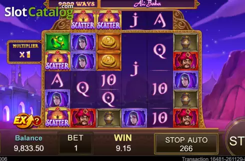 Οθόνη6. Ali Baba (Jili Games) Κουλοχέρης