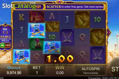 Οθόνη3. Magic Lamp (Jili Games) Κουλοχέρης 