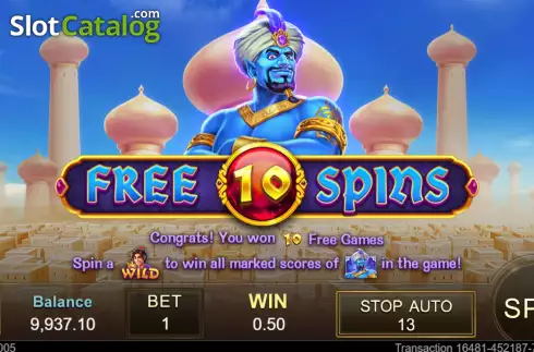Οθόνη6. Magic Lamp (Jili Games) Κουλοχέρης 