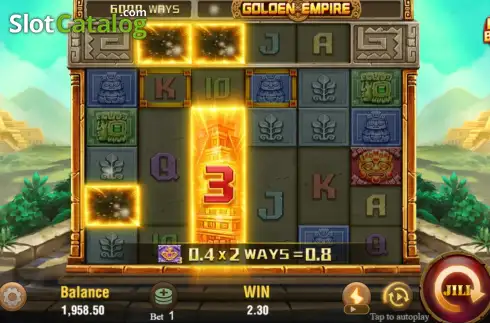 Οθόνη3. Golden Empire (Jili Games) Κουλοχέρης 