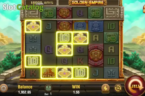 Οθόνη4. Golden Empire (Jili Games) Κουλοχέρης 