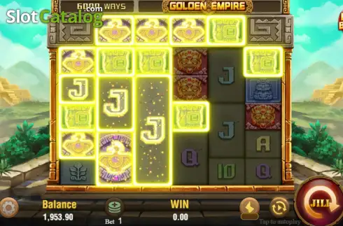 Οθόνη5. Golden Empire (Jili Games) Κουλοχέρης 