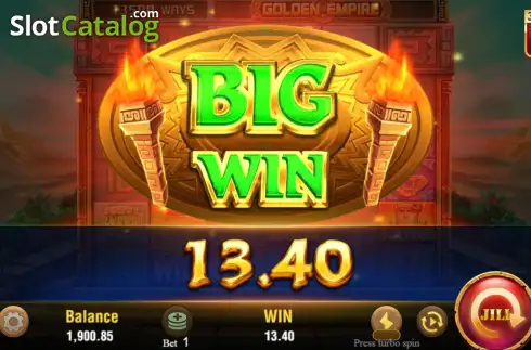 Οθόνη6. Golden Empire (Jili Games) Κουλοχέρης 