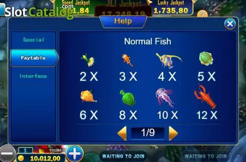 Οθόνη8. Jackpot Fishing (Jili Games) Κουλοχέρης