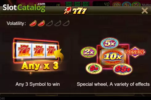 Οθόνη2. Crazy 777 (Jili Games) Κουλοχέρης