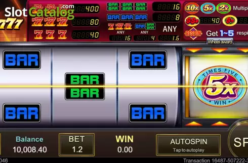 Οθόνη3. Crazy 777 (Jili Games) Κουλοχέρης