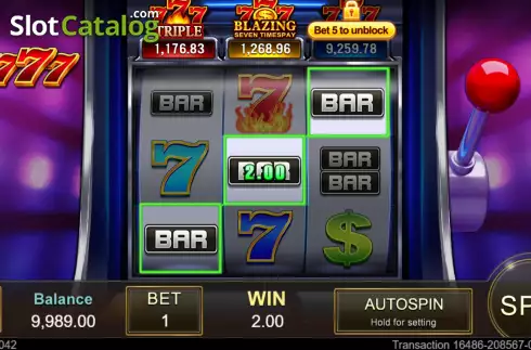 Οθόνη5. Seven Seven Seven (Jili Games) Κουλοχέρης