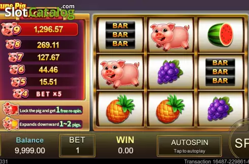 Οθόνη2. Fortune Pig (Jili Games) Κουλοχέρης