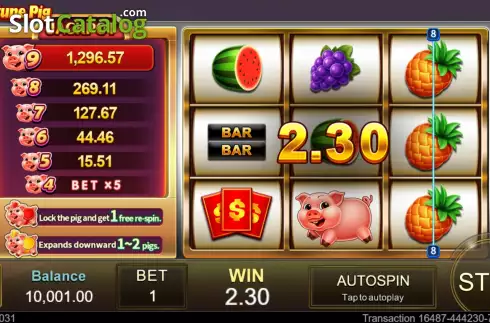 Οθόνη3. Fortune Pig (Jili Games) Κουλοχέρης