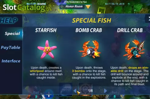 Οθόνη8. Mega Fishing (Jili Games) Κουλοχέρης 