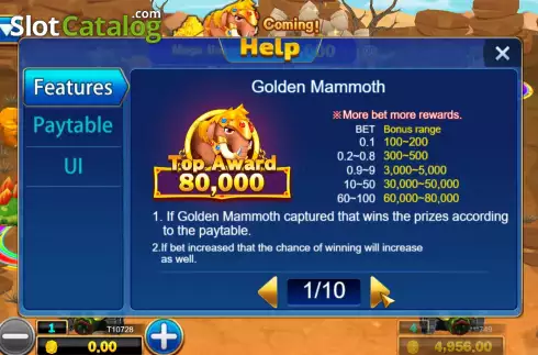 Οθόνη7. Dinosaur Tycoon Κουλοχέρης