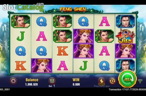 Οθόνη3. Feng Shen (Jili Games) Κουλοχέρης