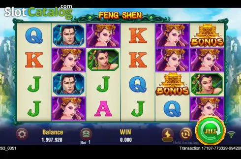 Οθόνη4. Feng Shen (Jili Games) Κουλοχέρης