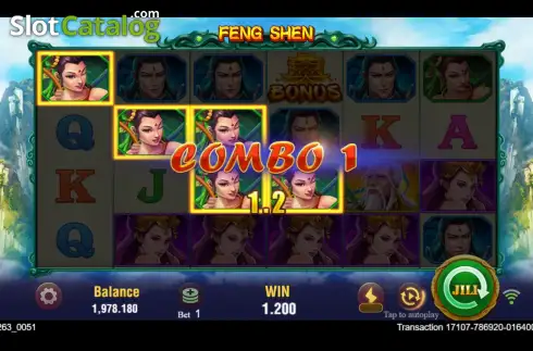 Οθόνη6. Feng Shen (Jili Games) Κουλοχέρης