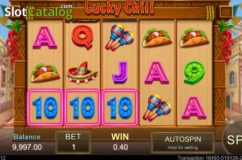 Οθόνη4. Lucky Chilli Κουλοχέρης