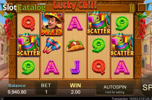 Οθόνη5. Lucky Chilli Κουλοχέρης