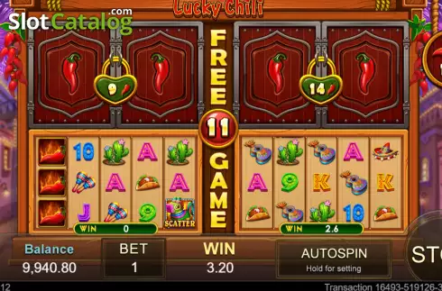 Οθόνη6. Lucky Chilli Κουλοχέρης