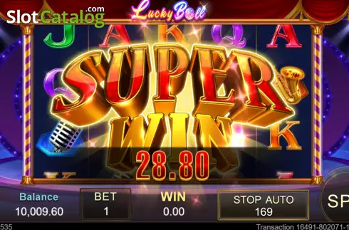 Οθόνη5. Lucky Ball Κουλοχέρης