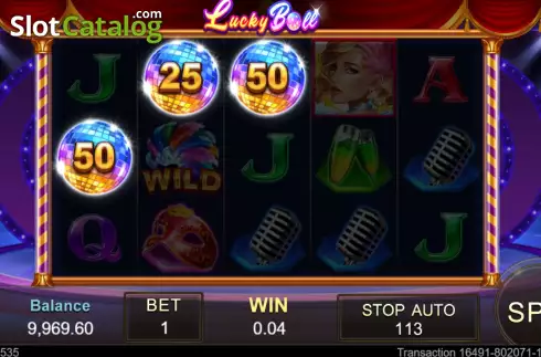 Οθόνη6. Lucky Ball Κουλοχέρης