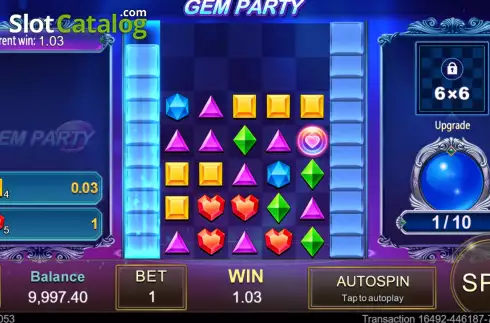 Οθόνη4. Gem Party Κουλοχέρης