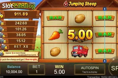 Οθόνη3. Jumping Sheep Κουλοχέρης