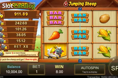 Οθόνη4. Jumping Sheep Κουλοχέρης