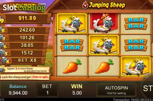 Οθόνη6. Jumping Sheep Κουλοχέρης