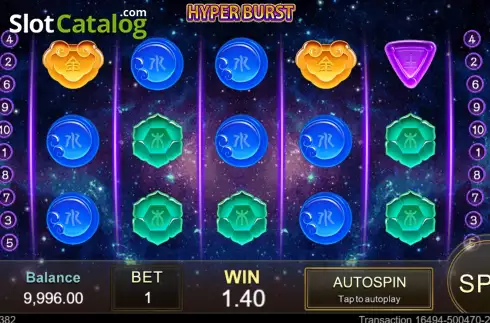 Οθόνη3. Hyper Burst (Jili Games) Κουλοχέρης 